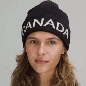 NWT Unisex Lululemon Team Canada '22 Toque Beanie Black L/XL